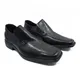 Calzado de Vestir Tipo Mocasín para Caballero Inglese Levit (NEGRO)